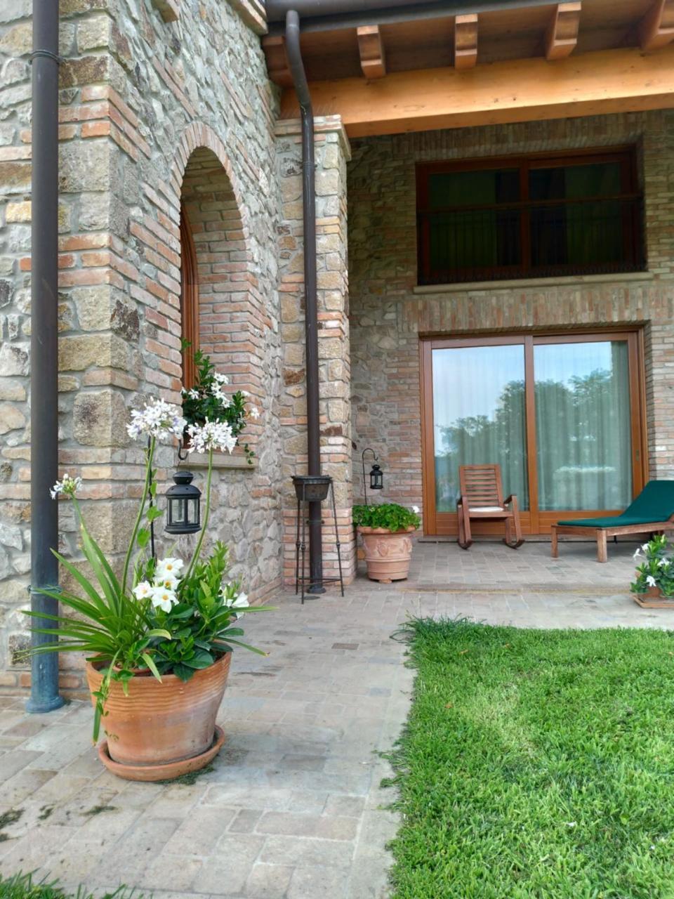 Alloggio Franciscus Arquà Petrarca Buitenkant foto